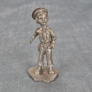 Rawcliffe Pewter Vintage Policeman Figurine 1980's 2.7"